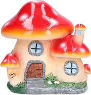 Small Mushroom House Decoration Moss Micro Landscape Decorations Bonsai Mushroom Sculpture Resin Crafts