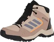 [adidas] Unisex-Child Terrex Hyperhiker K Shoes, Sand Strata/Silver Violet/Acid Orange, 5.5 Little Kid