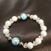 Stress Reliever Calming Colors One of A Kind Handcrafted Beaded Bracelet