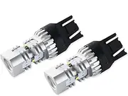 HAN-Store Fit for 6000K White12V T20 LED W21/5W 7443 Led Bulb 1100Lm Bright Luxen Canbus Car Brake Reverse Parking DRL Fog Light Backup Lamp (Emitting Color : White)