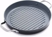 GreenPan Valencia Pro Hard Anodized Healthy Ceramic Nonstick 28 cm Grill Pan, PFAS-Free, Induction, Dishwasher Safe, Oven Safe, Gray