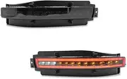 Turn Signal Lights for Nissan 350Z Lower Bumper Tail Lamps Backup Reverse Light 03-09 Car Style Full LED Turn Signal Light Tail Light,Brake Lamps Turn Signal Lights(Smoked Lens)