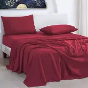 1000 Thread Count King Bed Sheets Egyptian Cotton Sheet Set, Long Staple Soft &