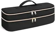 Carrying Case Hair Dryer/Volumizer/Styler, Hair Tools Insulated Storage Bag Organizer for Hair Stylist with Dividers