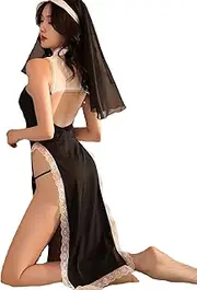 [generic] Babydoll Set Sleepwear costume Garter Outfit Cosplay Perspective Lingerie aprons Roleplay Doctor Women Nightwear Officer