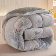 Snowflake Sherpa Fleece Extra Warm Winter Quilt Blanket 150x200cm Rainbow Elephant