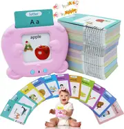 Autism Speech Therapy Toys, Learning Montessori Toy for 2 3 4 5 Years Old Boy Girl Birthday Gifts (Pink)
