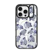 iPhone 16 Pro Impact Ring Stand Case MagSafe Compatible pigeons in love