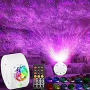 14 Colors Starry Sky Galaxy Star Projector Light USB Interface Stroboscopic Timing Off Multiple Projection Angles for Bedroom, Kids Room, Party, Home Decoration