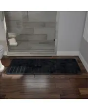 Lavish Home Memory Foam Long Bath Mat