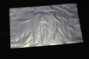 100 x Large Heavy Duty Plastic Bags 305mm x 460mm 75um Clear LDPE