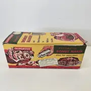 Fairgrove Automatic Donut Maker Batter Dispenser Waffles Vintage NEW In Box 1971