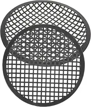 Abaodam 2pcs Car Speaker Protective Mesh Cover Durable Audio Accessories Simple Subwoofer Protection Net for Automotive and Home Use Easy to Install Speaker Net