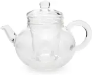Yama Blooming Teapot 32 Oz, Borosilicate Glass Teapot with Glass Infuser - , Han