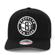 Mitchell & Ness Brooklyn Nets NBA Team Ground 2.0 Stretch Snapback Hat Cap Black