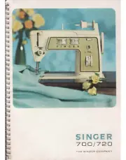 Singer 700 720 Sewing Machine User Manual Instructions Book COLOR COPY