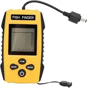 Fish Finder Wired, Portable Fish Finder with LCD Display, Handheld Fishfinder Fish Depth Finder, with Sonar Sensor, Portable Fishing Sonar, Underwater Fishing Experience, for All Fishing Types