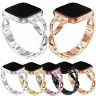 For Fitbit Versa 1 2 3 Gen/ Sense Watch Band Bling Diamond Lady's Wrist Strap