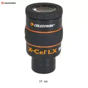 Celestron 1.25 Inch 18mm X-Cel LX Eyepiece Lens for Astronomical Telescope 93425