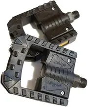 TDR Universal Mountain Bike MTB EBike 90ｰ Folding Non-Slip Pedals Flat Foldable Platform Bicycle Pedals 9/16" Cr-Mo
