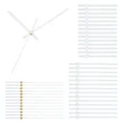 14 Set Replacement Clock Hands Kit Mechanism Movement Wall White Style 2