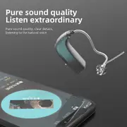 Rechargeable Digital Hearing Aid Bluetooth Open Fit OE Sound Amplifier Wireless Hearing Loss Hearing Amplifier Work with Phone A pair