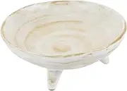 TOPPERFUN Simple Stackable Sauce Dish Crude Pottery Seasoning Plate with Three Feet Design Lightweight and Portable Condiment Container for Restaurant Sushi and Home Use