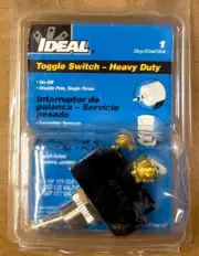 IDEAL 774014 - HEAVY DUTY Toggle Switch DPST ON-OFF Screw - FREE Shipping