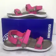 Birkenstock Women’s Size 7 EU 38 Kalahari Fuchsia Tulip Sandals Y23-896