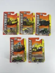 LOT OF 5 Asso. Matchbox Construction Skidster Tractor Shovel Water Hauler ECT