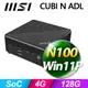 (24型LCD) + MSI CUBI N ADL-035TW(N200/4G/128G SSD/W11P)