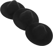 FOYTOKI 3Pcs Miniature Witch Hats for Crafts DIY Doll Hats Halloween Decorations for Pet Dress Up and Creative Projects