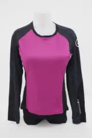 NEW Assos Women's Trail Long Sleeve Jersey Cactus Purple Size Small Polyester