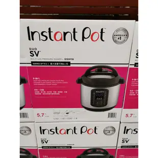 好市多代購 Instant Pot 溫控智慧萬用鍋 中文介面 壓力鍋