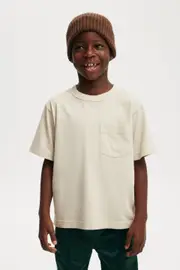 [Cotton On Kids] Cotton On Kids - The Essential Short Sleeve Tee - Rainy day wash 3 RAINY DAY WASH