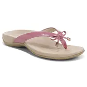 Vionic Bella Toe Post Sandal - Rhubarb