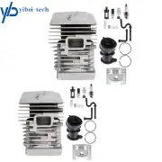 2PCS MS390 49MM Cylinder Piston Kit For Stihl MS290 MS310 029 039 Chainsaw Parts