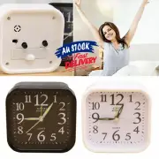 Bedside Clock Table Minimalist Battery Analogue Clocks Desktop Analog Alarm