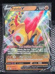 2020 Pokemon Rebel Clash Falinks V 110/192 - NM/Mint - Like PSA 10 BGS CGC
