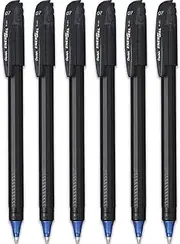Pentel Energel Rollerball Pen Stationery - BL417R - ECO 96% Recycled - Blue Ink - Pack of 6