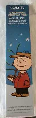 NEW Peanuts Charlie Brown Christmas Tree 24" W/ Linus' Blanket