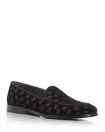 Dolce & Gabbana Men's Monogram Smoking Slippers
