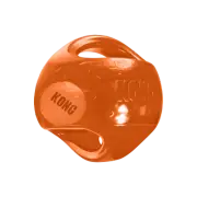 Kong Jumbler Ball Medium & Large 2 in 1 Ball Dog Toy Canine Squeak Active Play