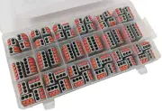 60pcs Angir X003934CUF 2/3/5 Port Terminal Block Lever Splicing Connectors Kit