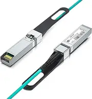 10G SFP+ AOC Cable, 10Gb SFP+ to SFP+ Active Optical Fiber Cable, OM3 Multimode MMF Fiber Assemblies with SFP+ connectors for Cisco SFP-10G-AOC10M, Ubiquiti UniFi, Supermicro, Mikrotik, 10m (33ft)