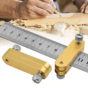 Steel Ruler Positioning Block Angle Scriber Line Marking Gauge For Ruler Locator