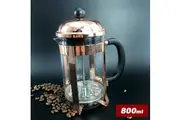 Copper Rose Golden French Press Coffee Plunger Glass Tea Maker 800/1000ml