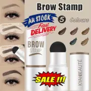 Eyebrow Shaping Kit One Step Perfect Brow Stamp Stencils Makeup Set RL