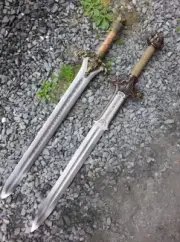 Hand Forged Conan Destroyer Father's Sword, Conan The Barbarian Sword Pair