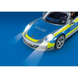 【playmobil 摩比】積木 保時捷 911Carrera 4S警察(摩比人)